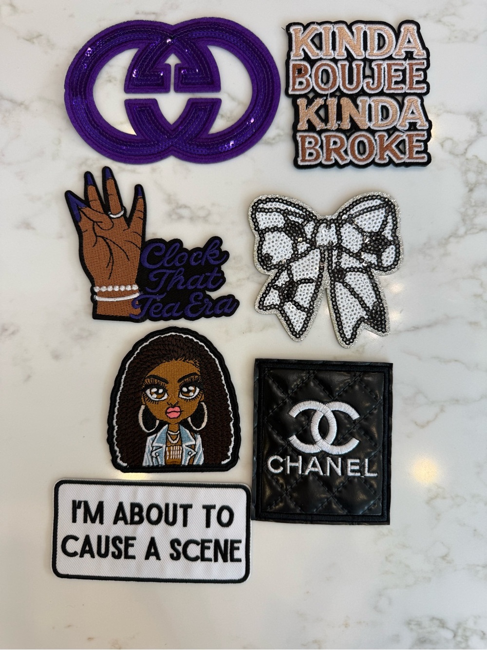 Hand Crafted Mix Variety Iron On Patches.